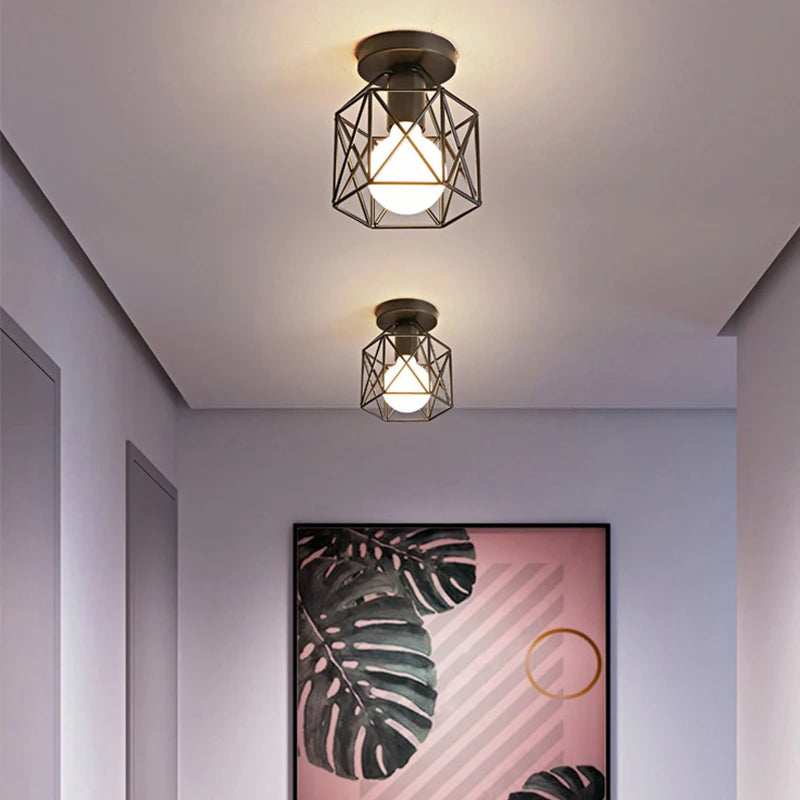 LED Ceiling Light - Mini Indoor Fixture for Kitchen, Bedroom and Bathroom