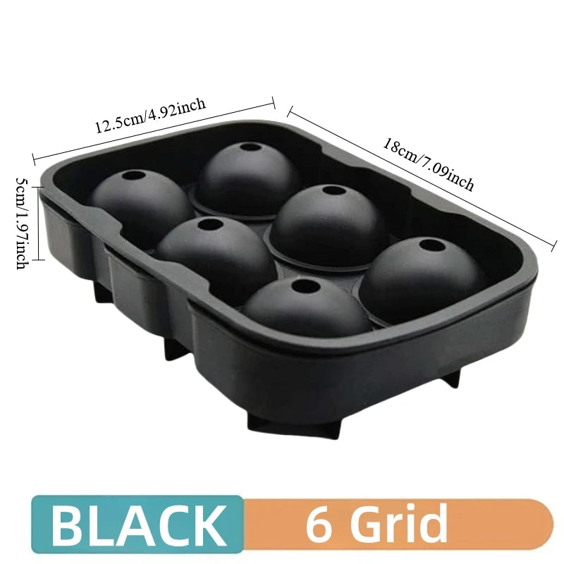 Silicone Ice Cube Molds - Sphere, Skull & Grid Trays for Whiskey & Cocktails