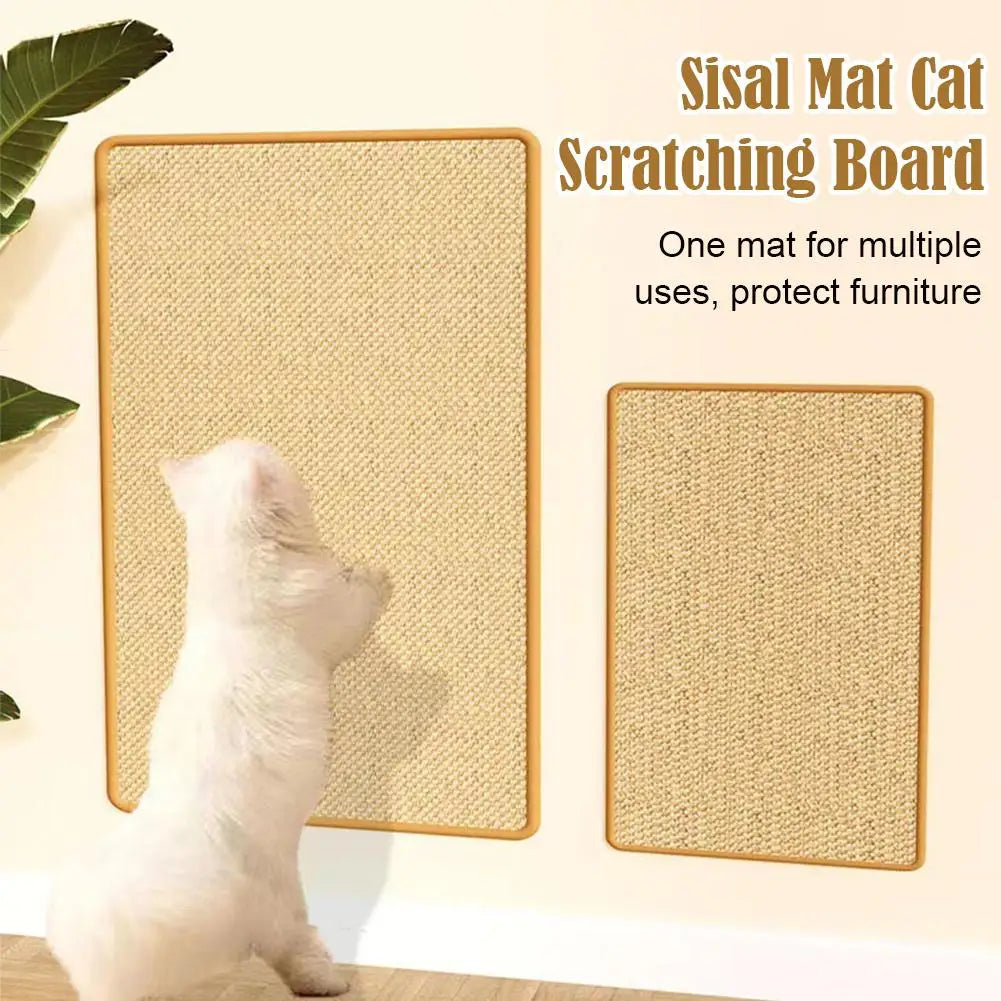 Self Adhesive Sisal Cat Scratcher Mat - Six Sizes from 20x40cm to 50x90cm