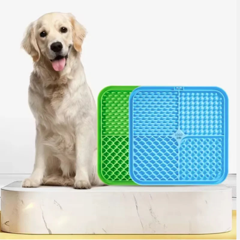Pet Lick Mat - Silicone Suction Slow Feeder for Dog Bathing and Training
