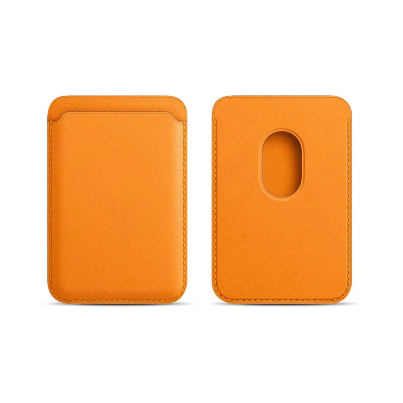 Magnetic Card Holder - PU Leather MagSafe iPhone Wallet in 21 Colours
