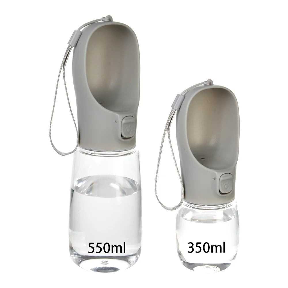 Portable Dog Water Bottle - Travel Drinking Bowl and Dispenser for Walks, 350ml and 550ml