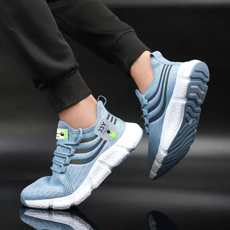 Mens Casual Sport Shoes - Breathable Lightweight Trainers in Sizes 37-46