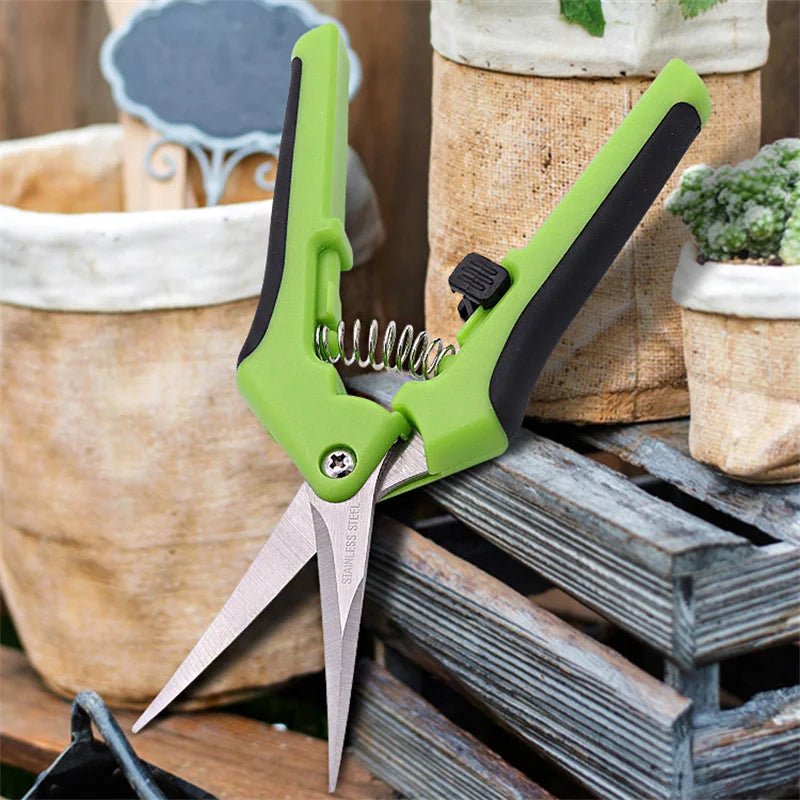 Pruning Shears 6.5 Inch - Stainless Steel Garden Scissors and Bonsai Hand Pruners