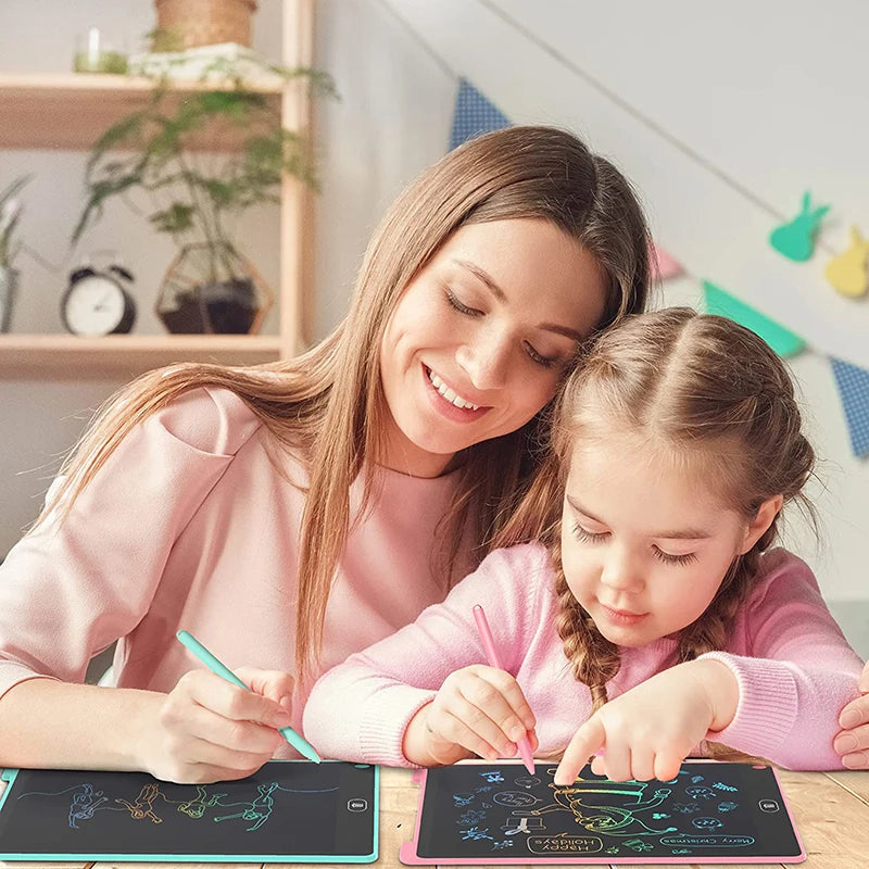 LCD Writing Tablet for Kids - 8.5 and 12 Inch Drawing and Doodle Board