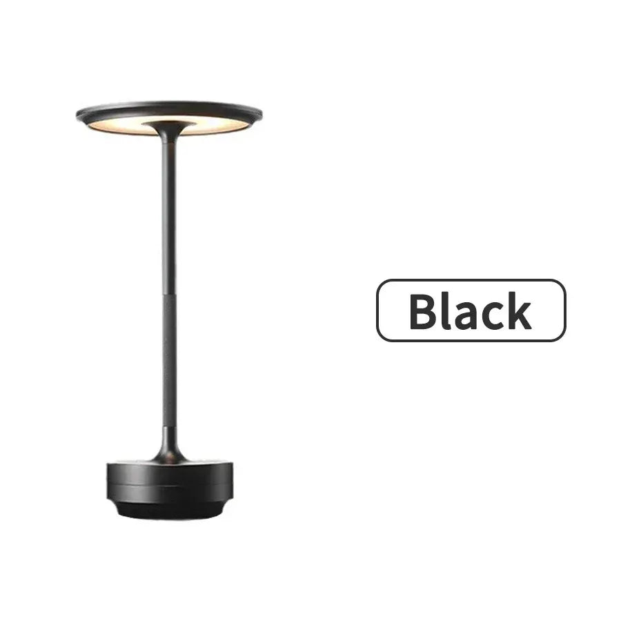 Wireless Table Lamp - USB Rechargeable Touch Candle Light for Bedroom