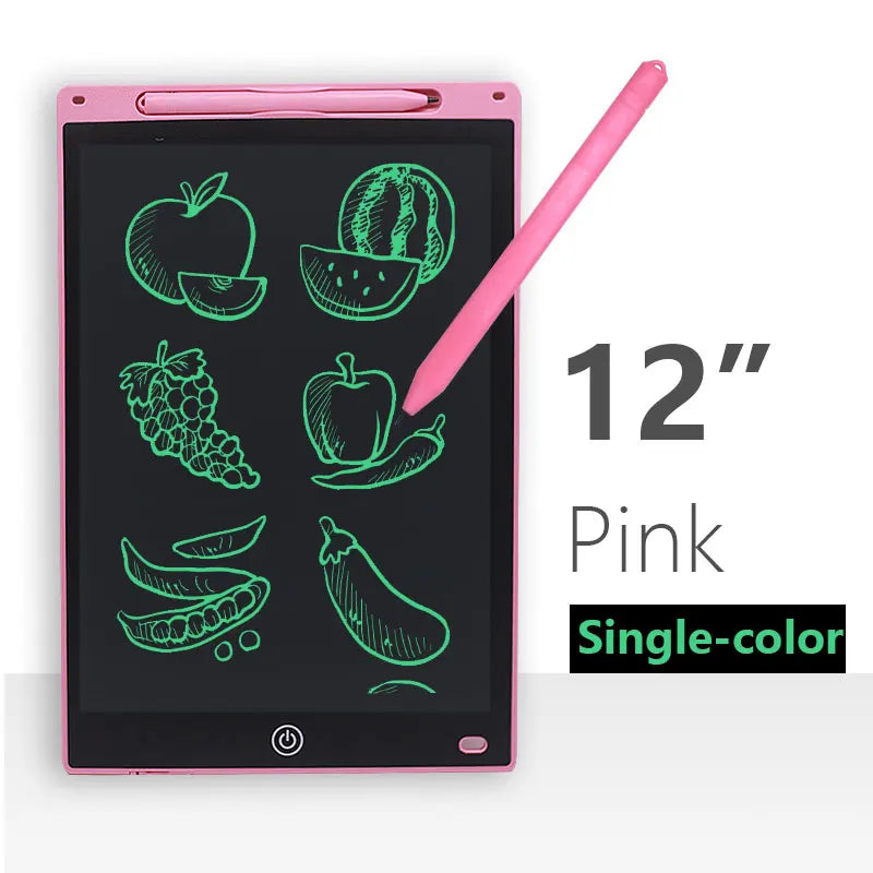 LCD Writing Tablet for Kids - 8.5 and 12 Inch Drawing and Doodle Board