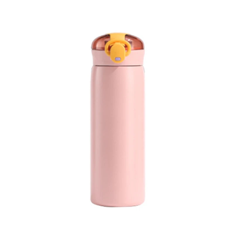 Kids Stainless Steel Thermos Flask - 320ml or 460ml Straw Water Bottle