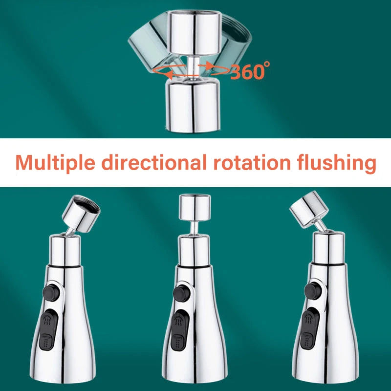 Kitchen Faucet - Kitchen Sink Tap in Silver or Black for Everyday Use