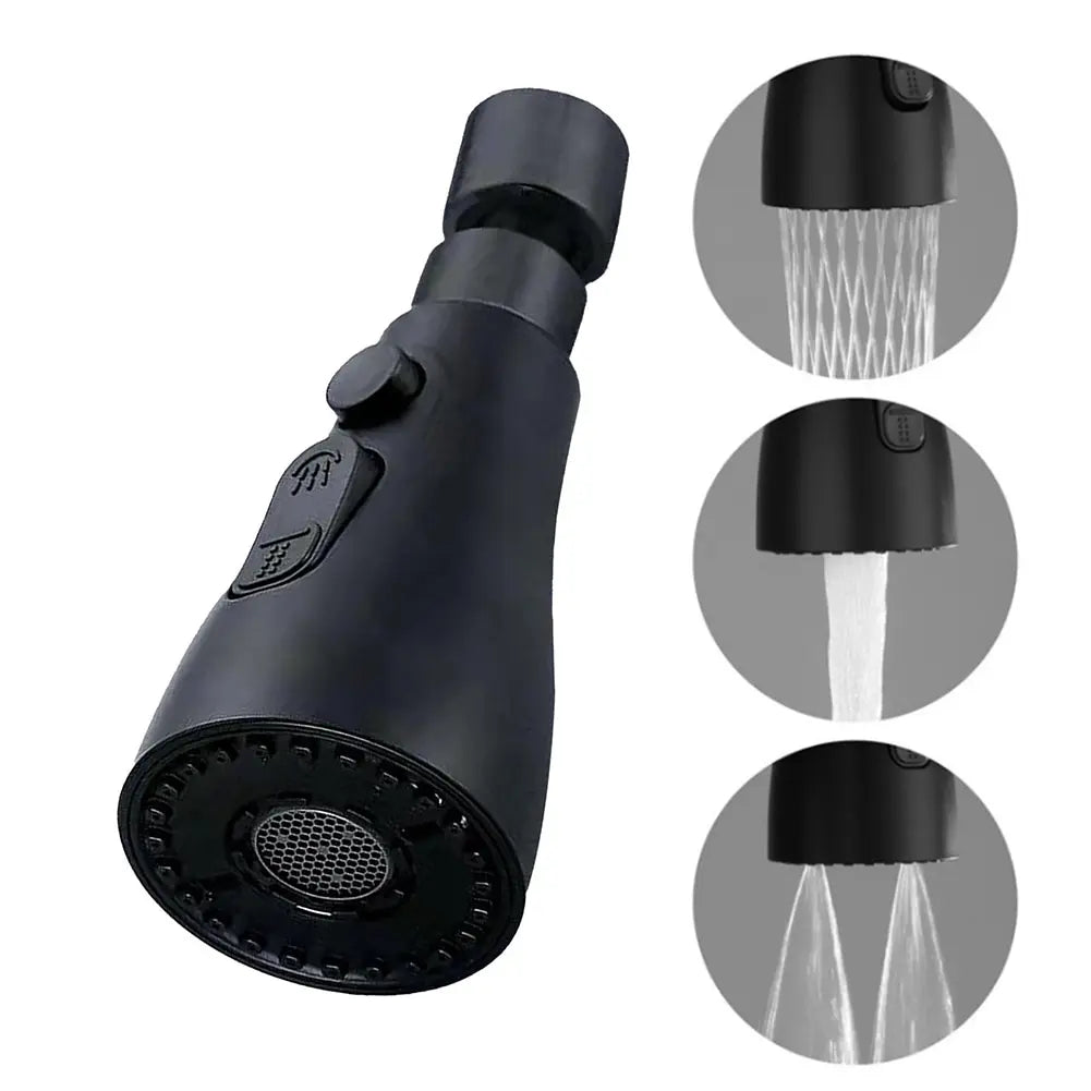 Kitchen Faucet - Kitchen Sink Tap in Silver or Black for Everyday Use