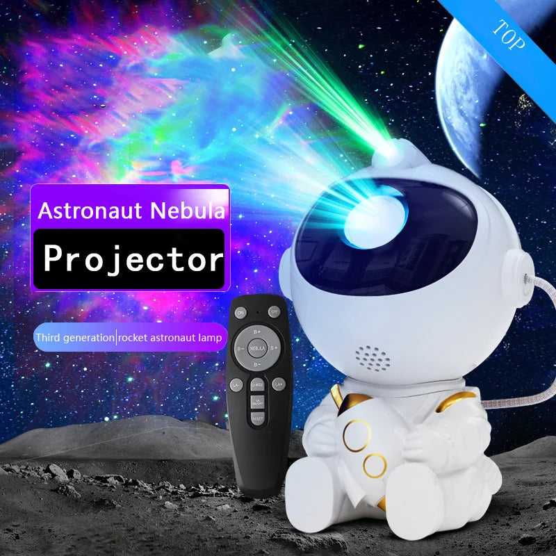 LED Star Galaxy Projector - Rocket and Aircraft Night Light for Kids Bedrooms