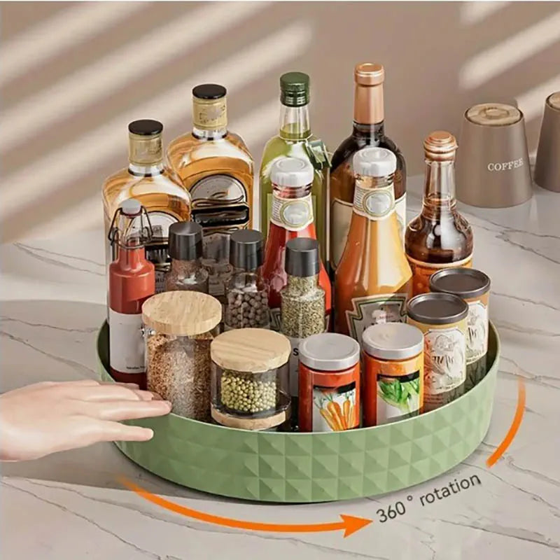 Rotating Countertop Storage Rack - 360 Lazy Susan Spice and Cosmetic Organiser