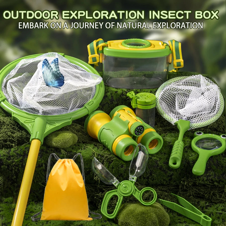 Kids' Insect Catching Net Set - Outdoor Bug Explorer Kit with Backpack