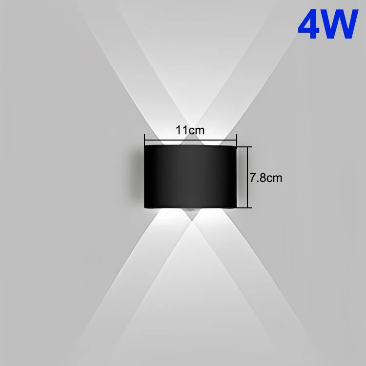 Up and Down LED Wall Lamp - Waterproof Light in Warm or Cool White