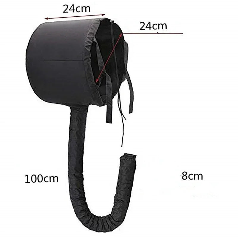 Portable Hair Bonnet Dryer Cap - Quick Drying Hood for Home Styling