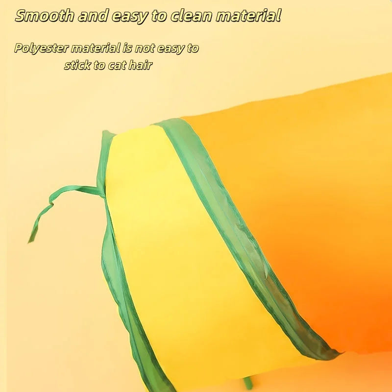 Foldable Cat Tunnel - Collapsible Pop-Up Play Tube for Kittens, Cats and Small Pets
