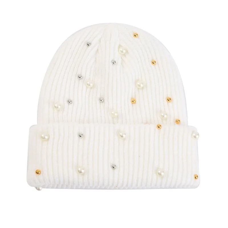 Women's Soft Knit Beanie Hat - Warm One-Size 55-60cm Cap in 13 Colours