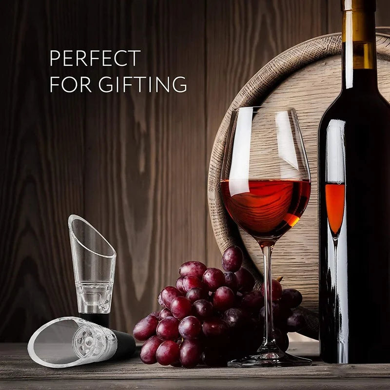 Crystal Wine Aerator Pourers - Multipacks of 2, 5, 10 or 12 Pieces