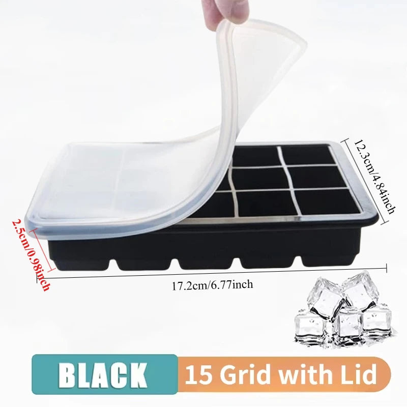 Silicone Ice Cube Molds - Sphere, Skull & Grid Trays for Whiskey & Cocktails