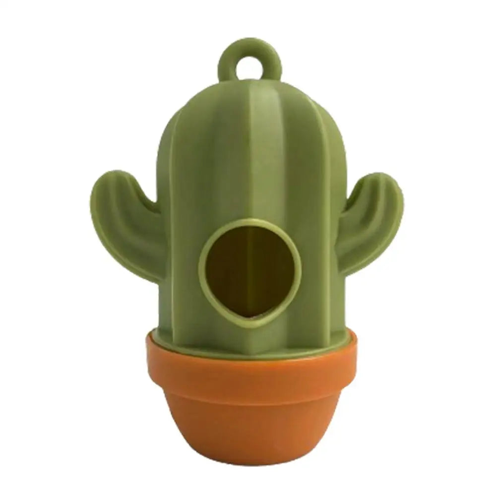 Cactus Dog Poop Bag Dispenser - Clip-On Waste Bag Holder for Walks and Hiking