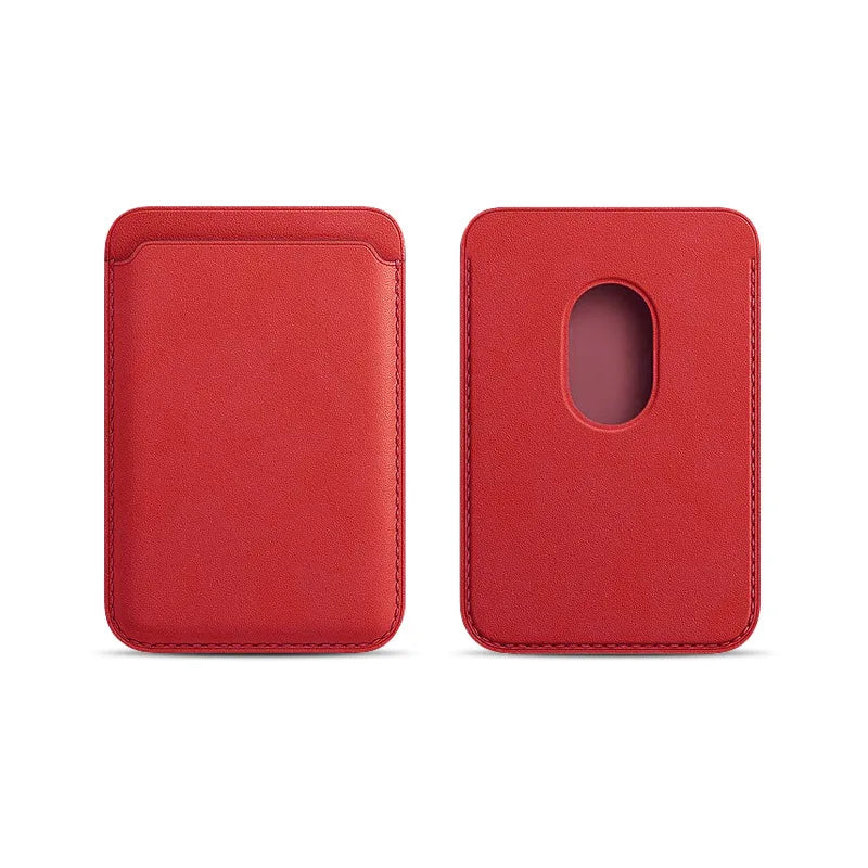 Magnetic Card Holder - PU Leather MagSafe iPhone Wallet in 21 Colours