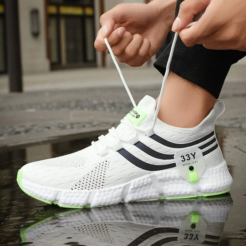 Mens Casual Sport Shoes - Breathable Lightweight Trainers in Sizes 37-46