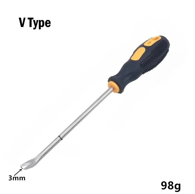 Magnetic Screwdriver Set 4pc - Insulated Cross and Flat Drivers with Magnetiser