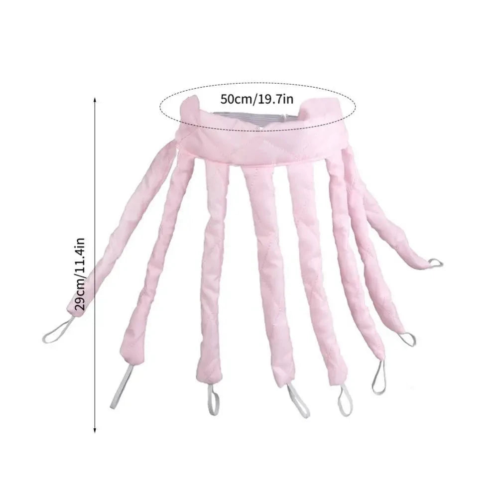 Heatless Curling Rod Headband - Silk Overnight Wave Former for Hair