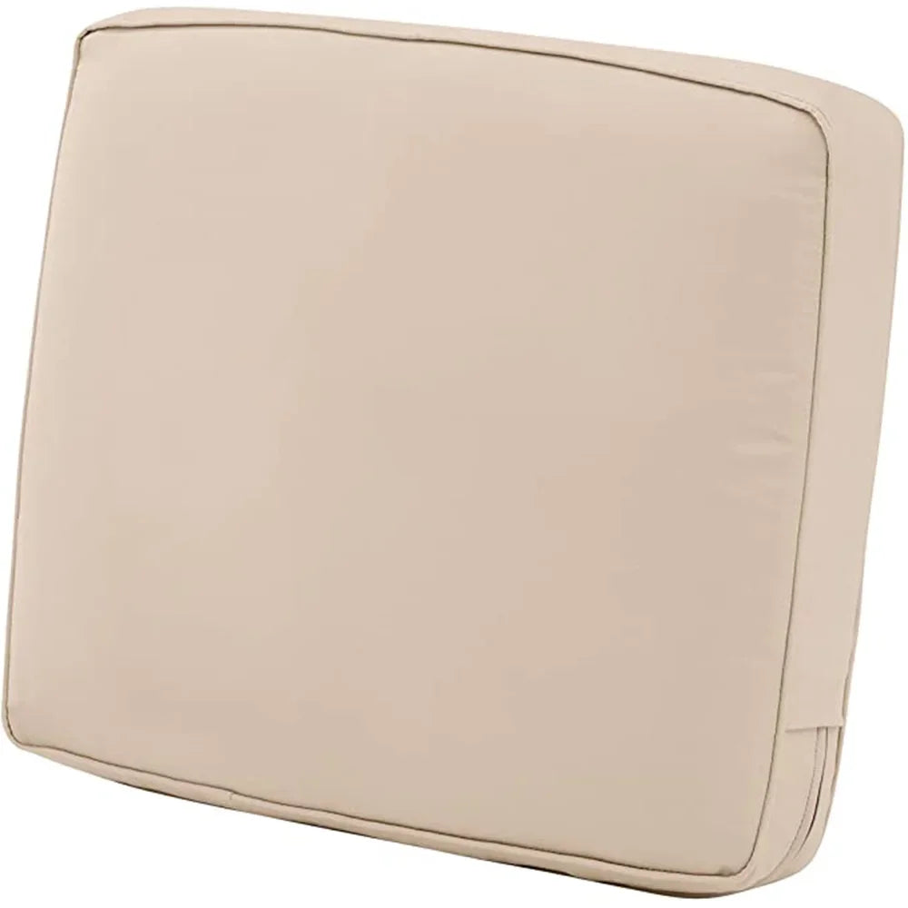 Patio Chair Cushion Covers - Water-Resistant Replacement Slipcovers in 10 Sizes