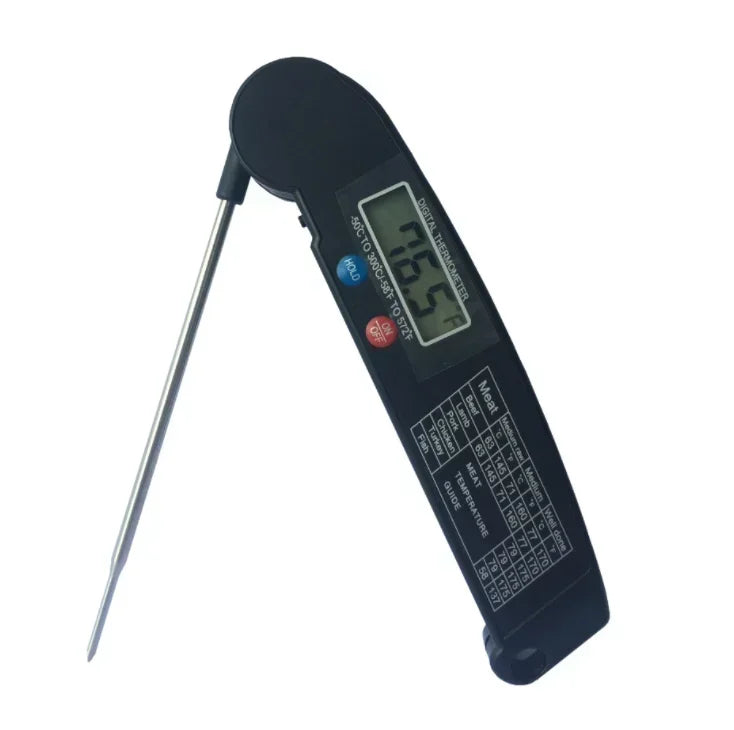 Instant Read Digital Meat Thermometer - Waterproof & Backlit for Grill, BBQ & Oven