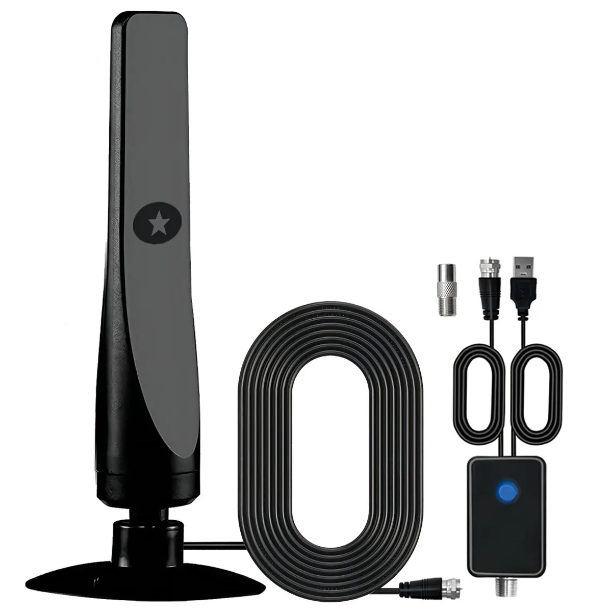 Outdoor Digital TV Antenna - HD Terrestrial Aerial for Indoor and Outdoor Use