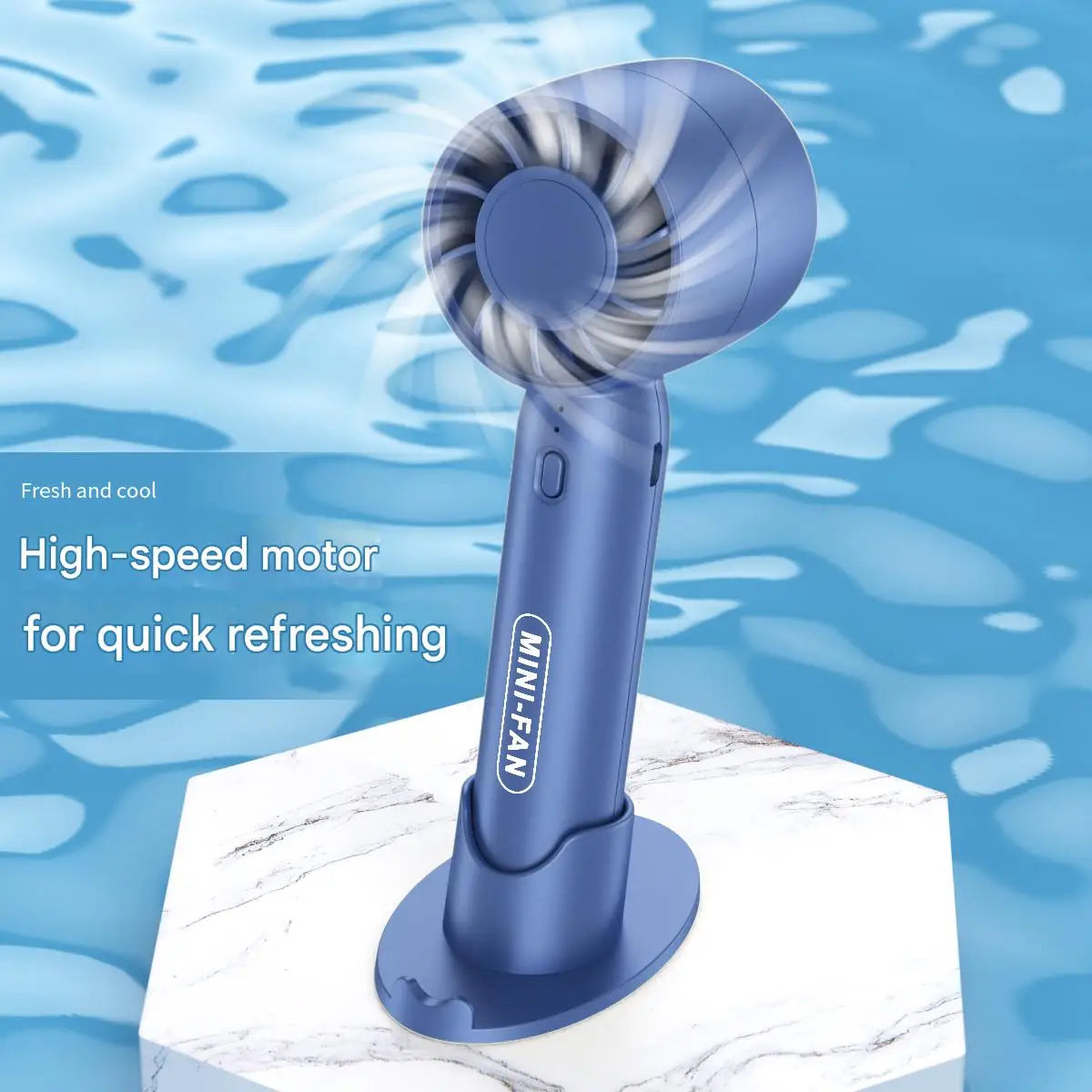 Handheld Turbo Fan - Mini USB Portable Personal Cooling Fan in 3 Colours