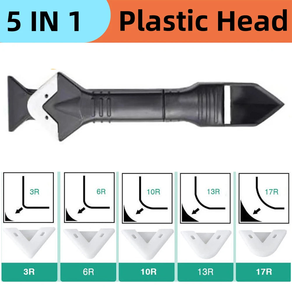 Silicone Caulking Tool Set - 9 in 1 Sealant Smoother and Grout Scraper Kit