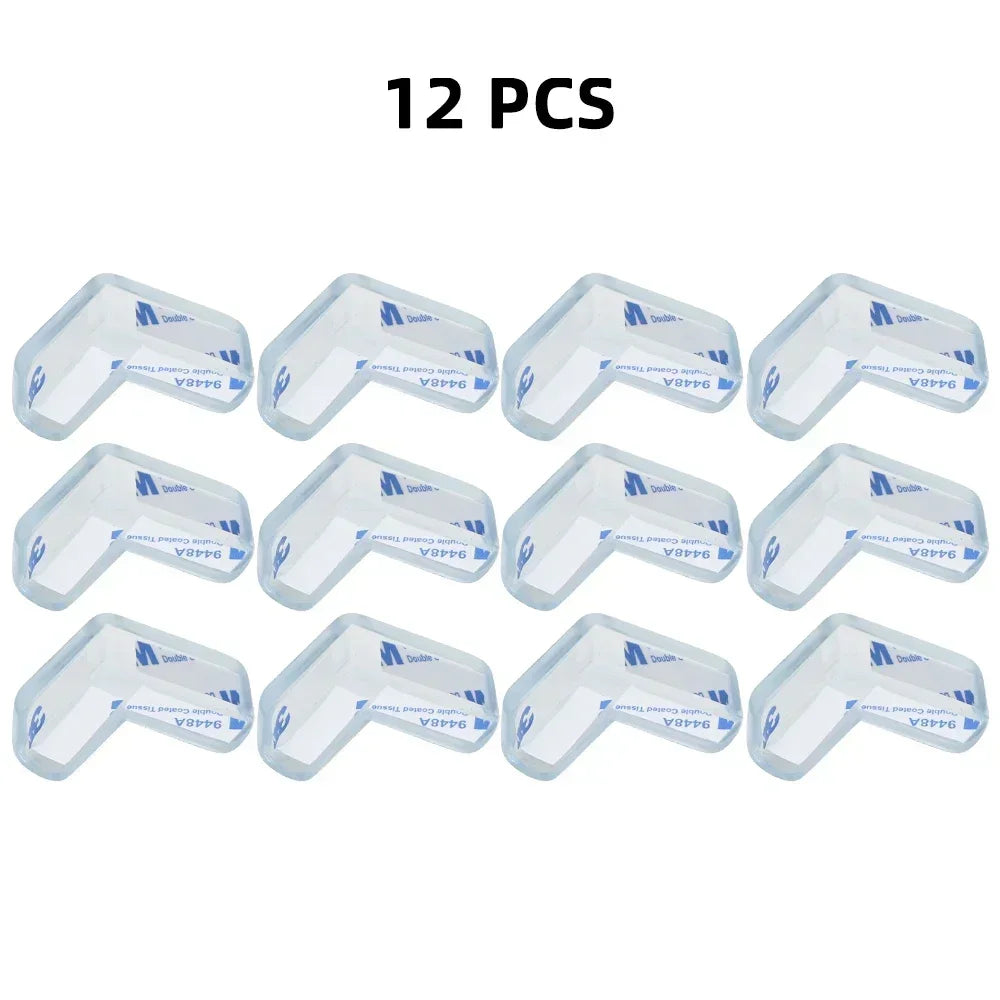 Clear Table Corner Protectors - Soft PVC Baby Safety Edge Guards, 4-16 Pack