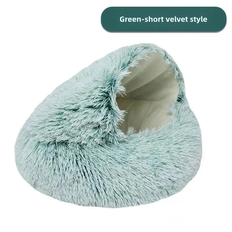 Plush Pet Bed - Soft Warm Bed for Cats and Small Dogs in 40, 50 and 60cm