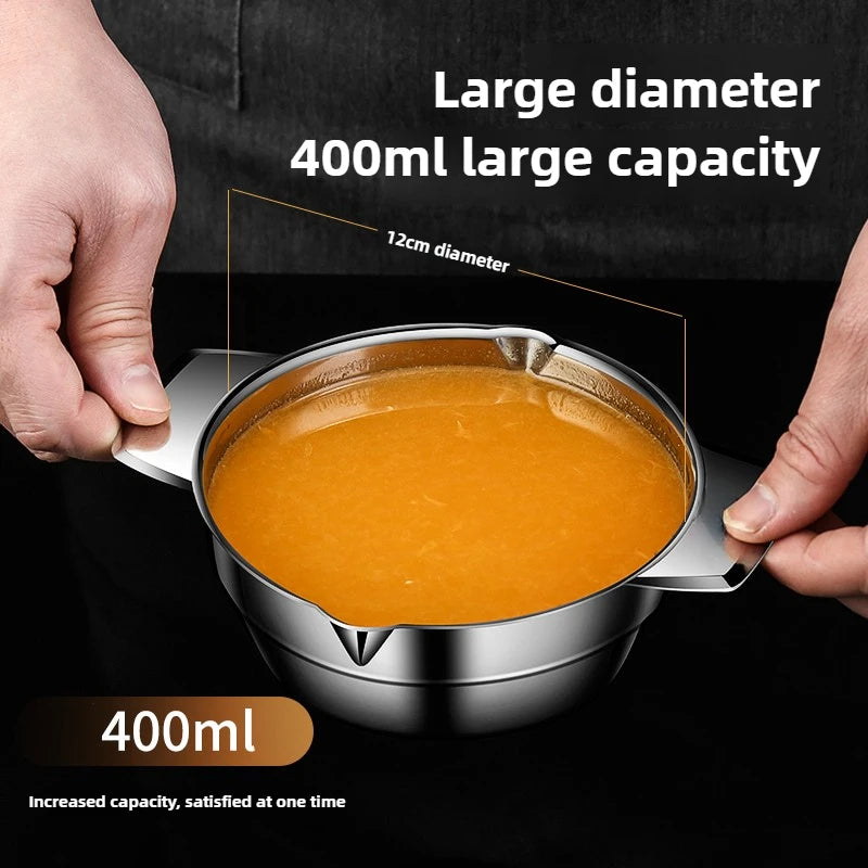 Manual Juicer - Stainless Steel Hand Press Juicer with Juice Bowl for Kitchens