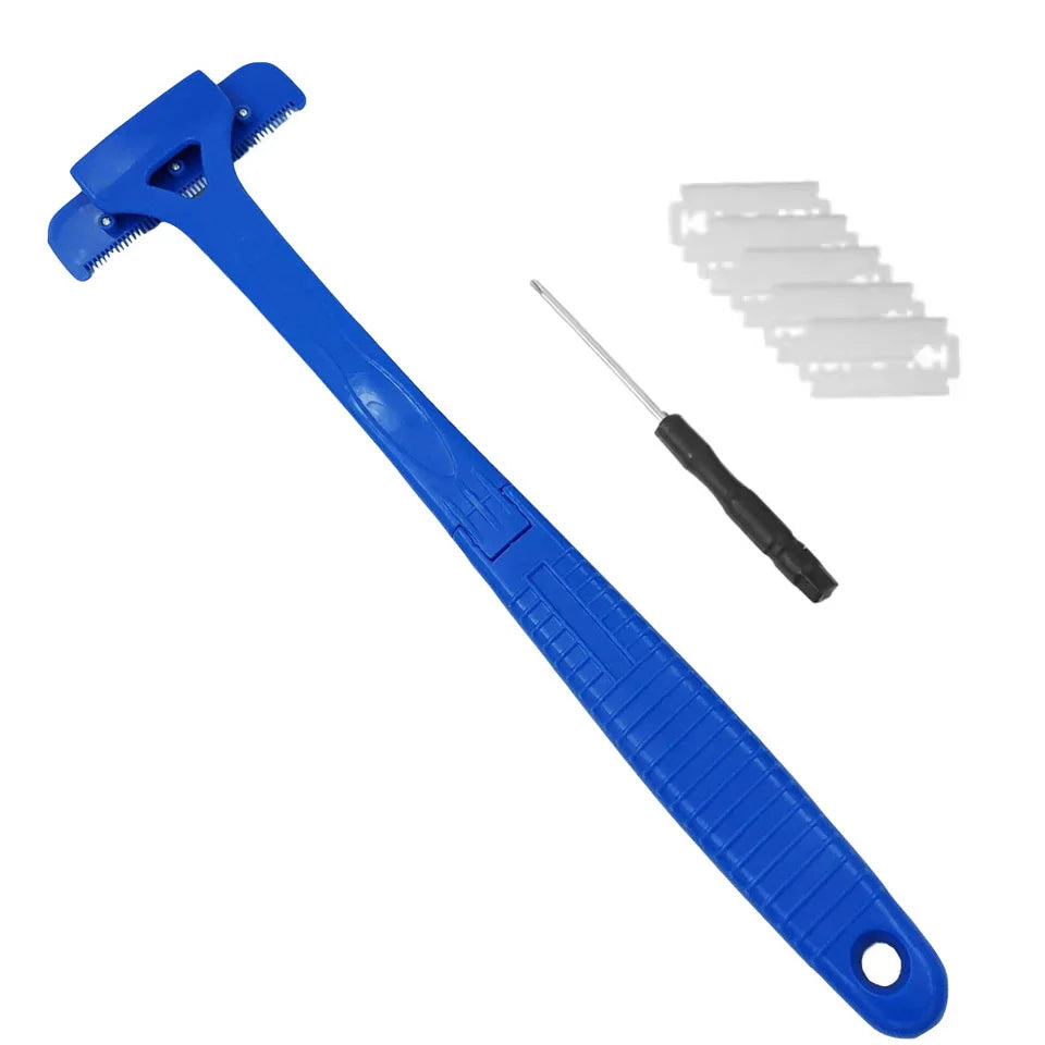 Mens Back Shaver - Long Foldable Handle Body Groomer and Razor for Hard-to-Reach Areas