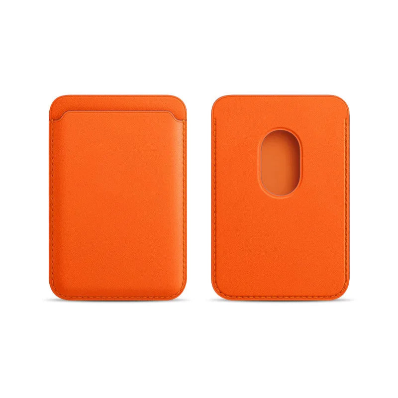 Magnetic Card Holder - PU Leather MagSafe iPhone Wallet in 21 Colours