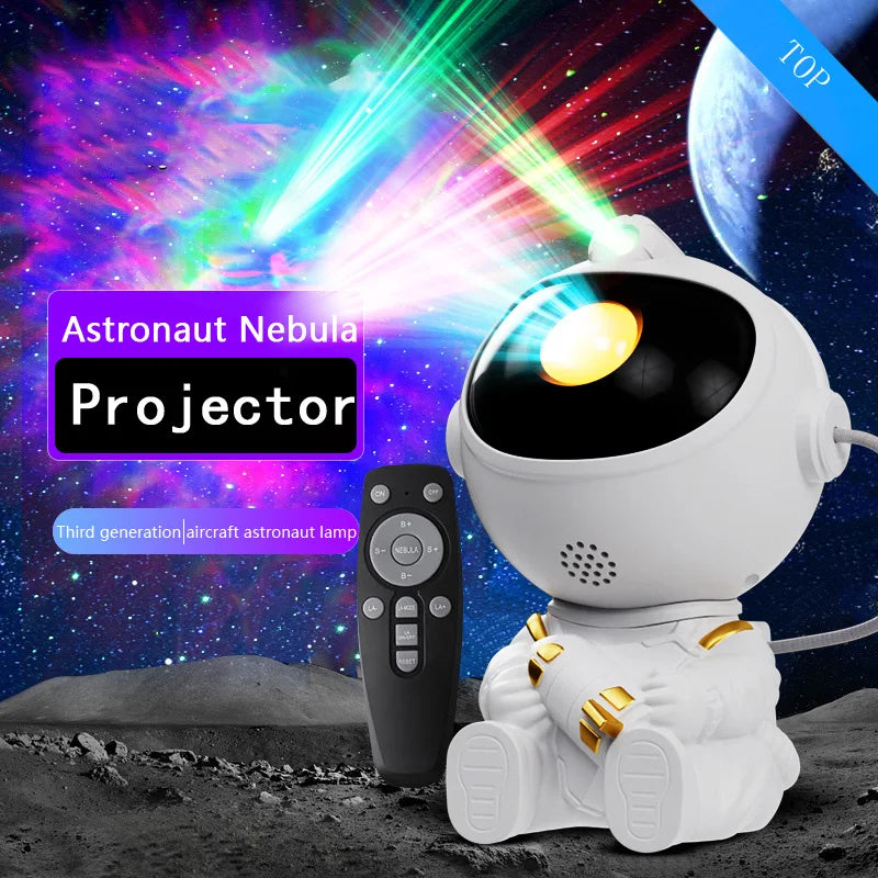 LED Star Galaxy Projector - Rocket and Aircraft Night Light for Kids Bedrooms