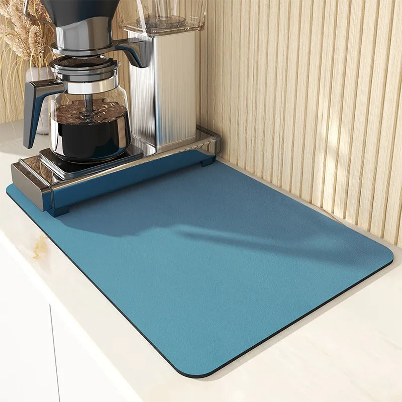 Kitchen Absorbent Mat - Super Absorbent Quick Dry Drying Pad in 4 Sizes