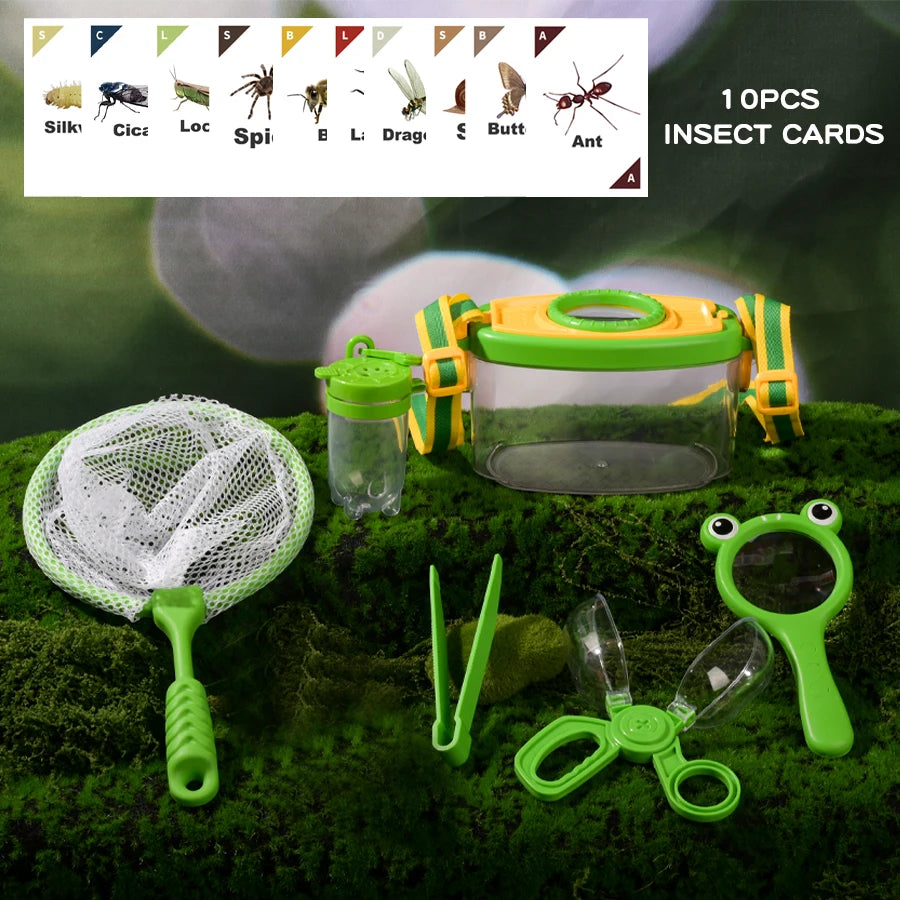Kids' Insect Catching Net Set - Outdoor Bug Explorer Kit with Backpack