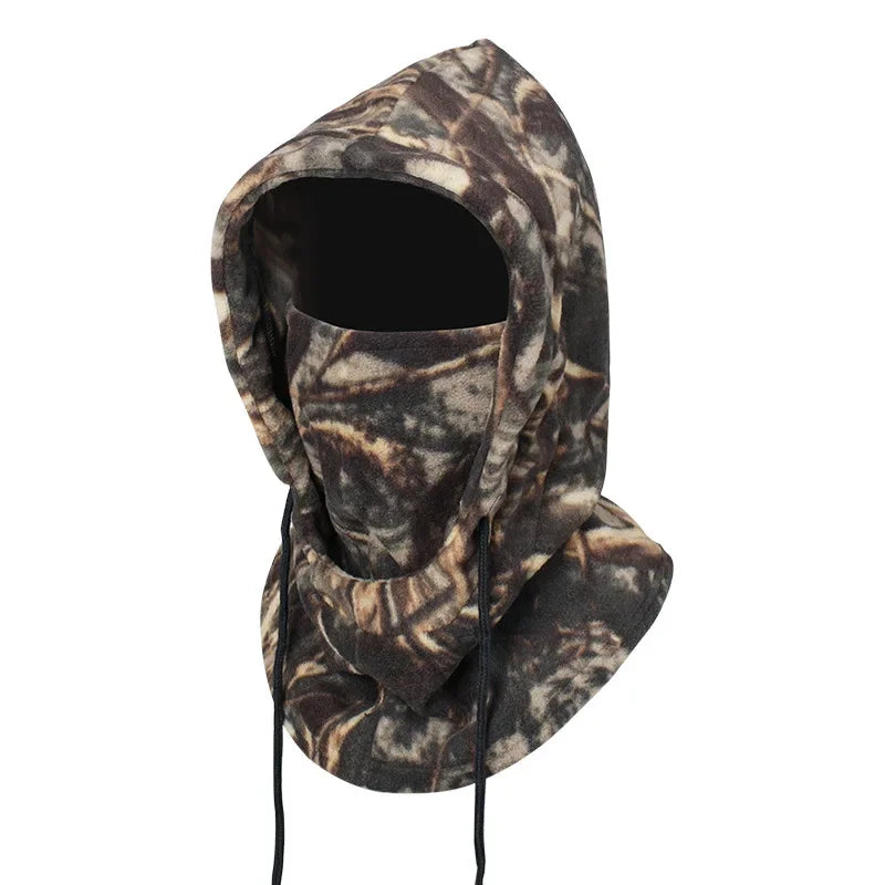 Warm Fleece Balaclava - Hooded Windproof Face Mask and Neck Warmer