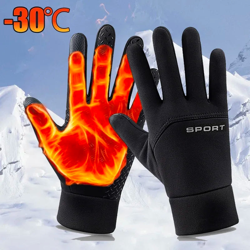 Winter Warm Gloves - Windproof Insulated Gloves in M, L and XL Sizes