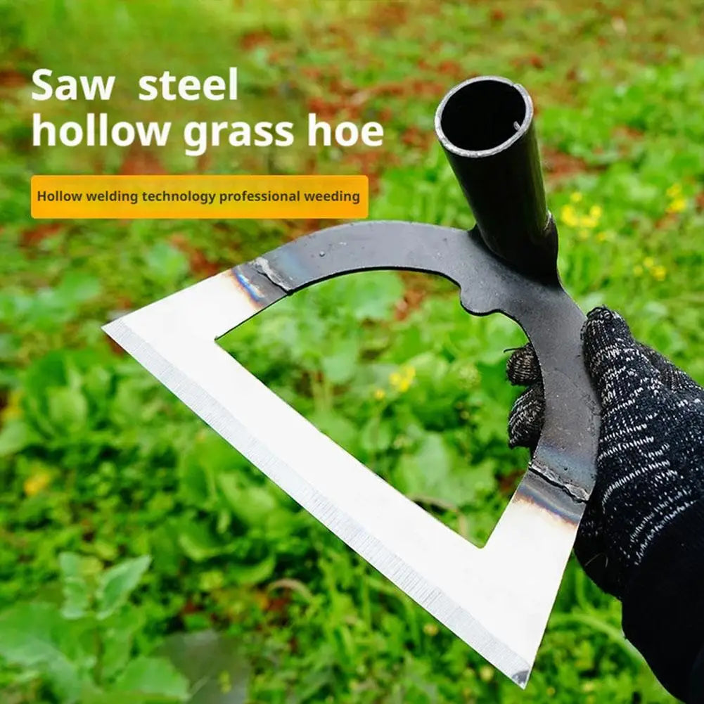 Hollow Weeding Hoe - Manganese Steel Garden Hoe for Weeding and Soil Loosening