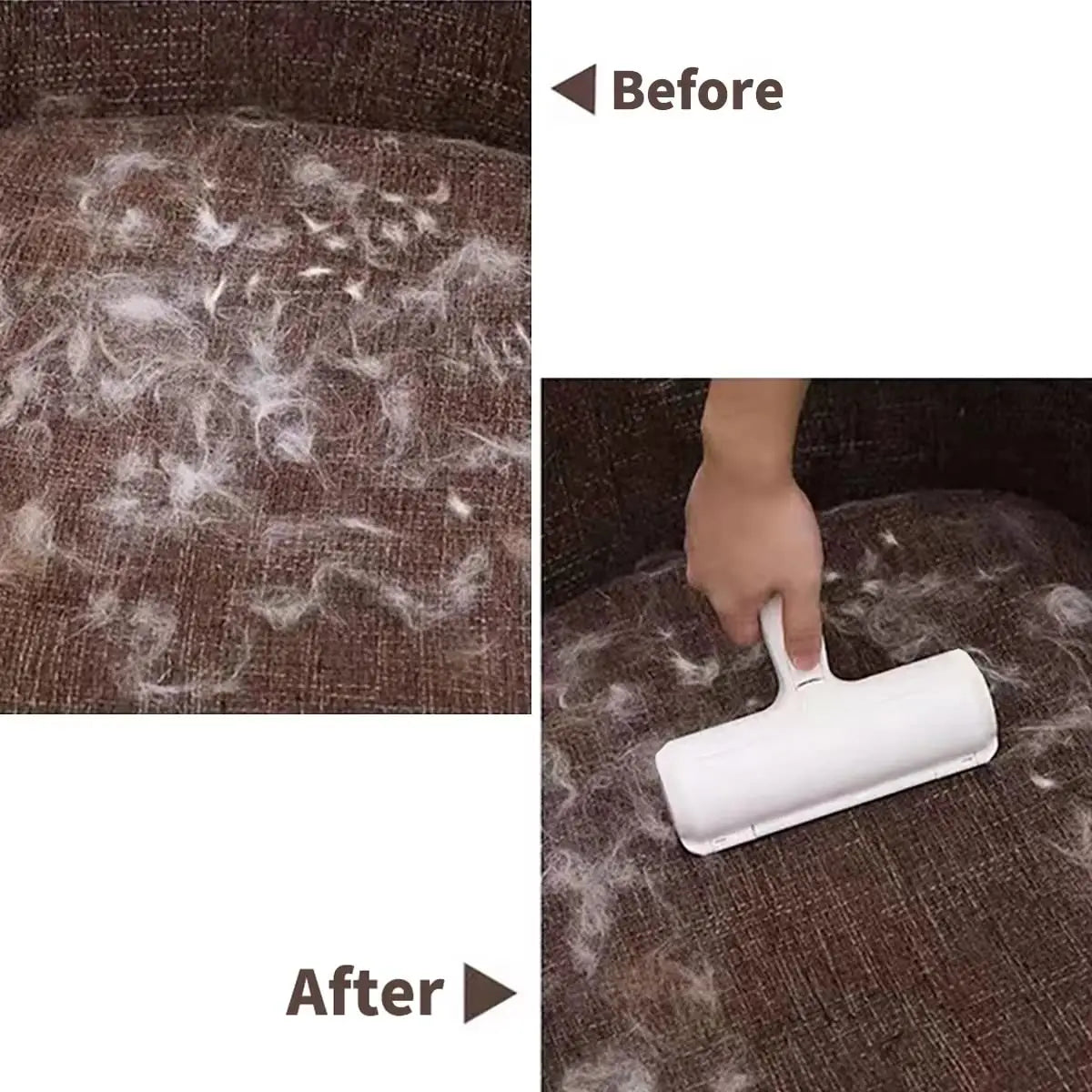 Pet Hair Remover Roller - Reusable Fur Remover for Sofas and Furniture
