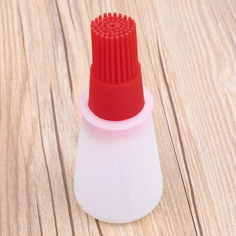 Silicone Basting Brush - Heat Resistant Pastry & BBQ Oil Brush