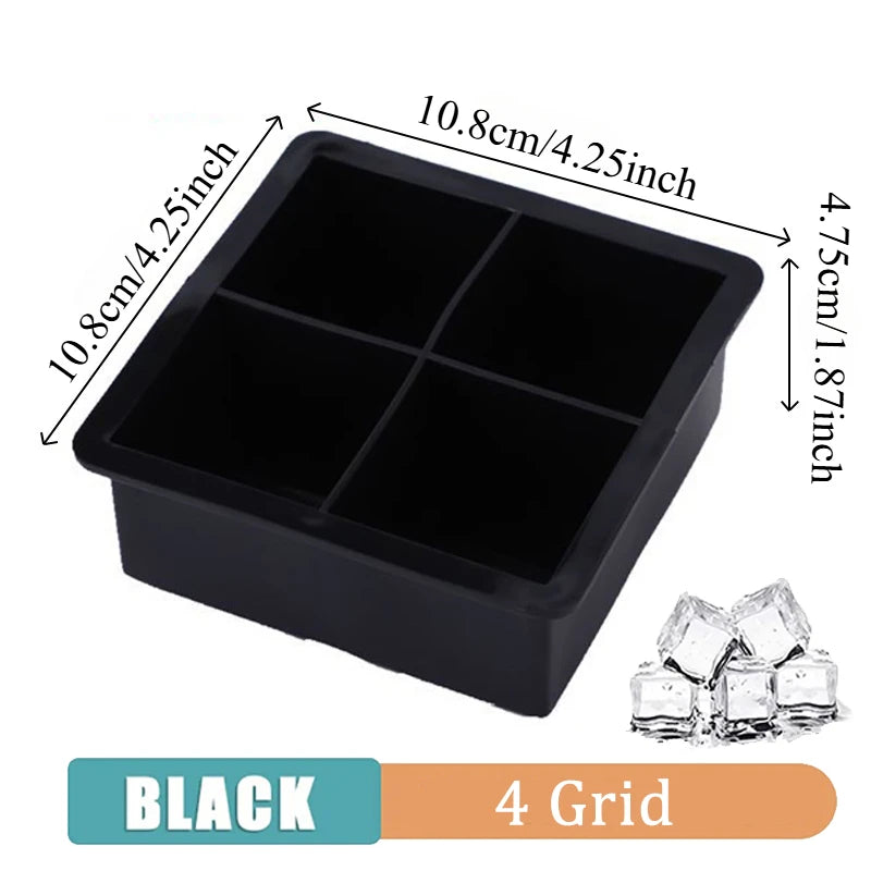 Silicone Ice Cube Molds - Sphere, Skull & Grid Trays for Whiskey & Cocktails
