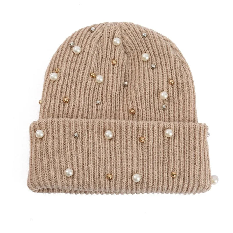 Women's Soft Knit Beanie Hat - Warm One-Size 55-60cm Cap in 13 Colours