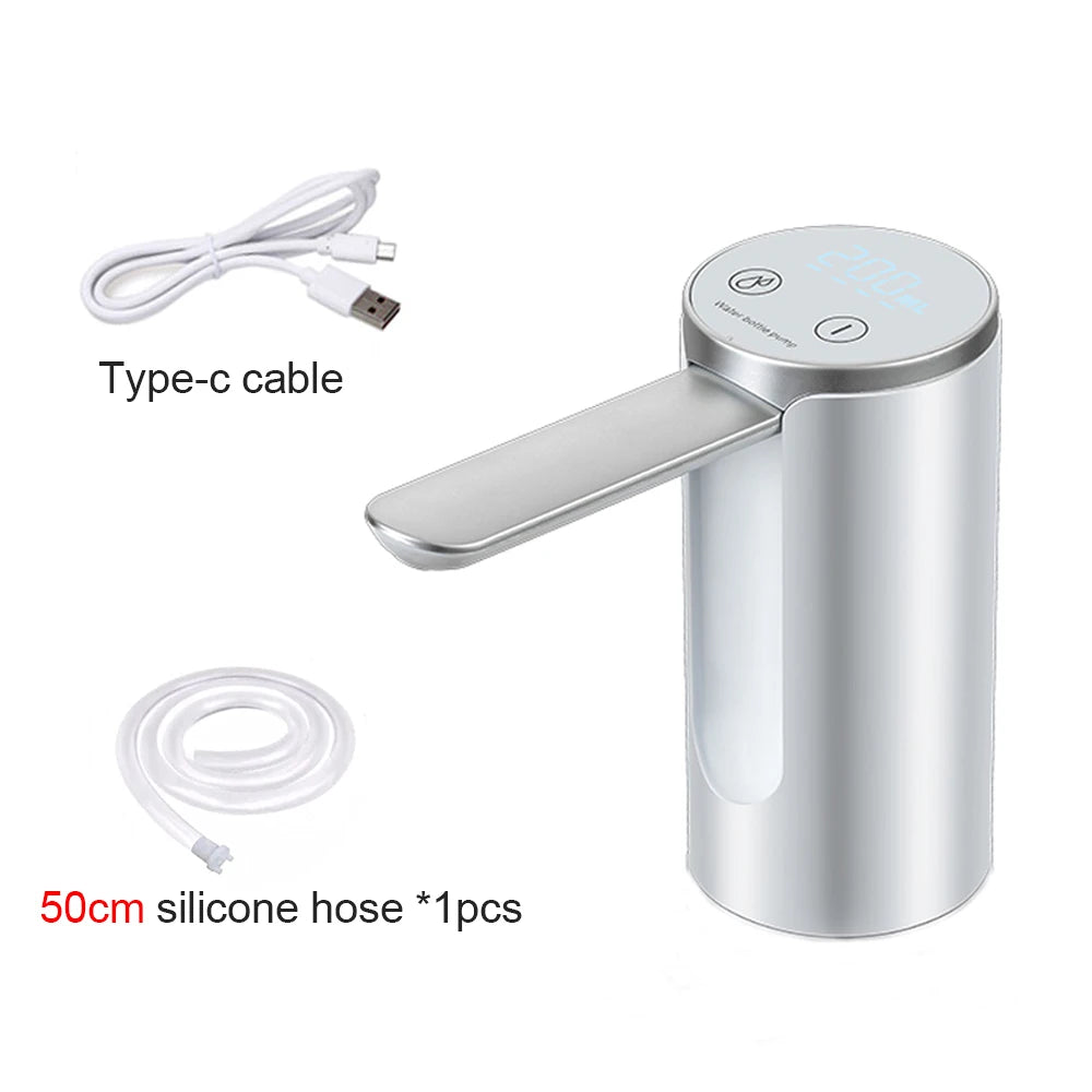Electric Water Bottle Pump - Rechargeable Dispenser for 19L Gallon Bottles