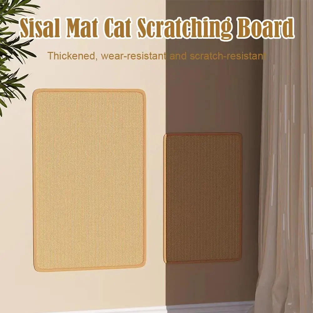 Self Adhesive Sisal Cat Scratcher Mat - Six Sizes from 20x40cm to 50x90cm